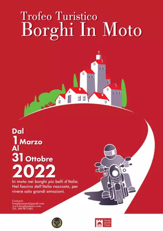 Locandina Trofeo Borghi in Moto 2022 Locandina Trofeo Borghi in Moto 2022