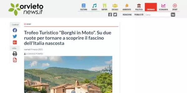 Articoli Trofeo Borghi in Moto Orvieto News